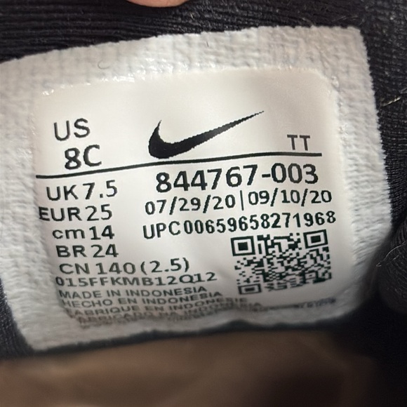 Nike Presto Toddler Casual Sneakers 844767-003 Size 8C - Picture 9 of 9